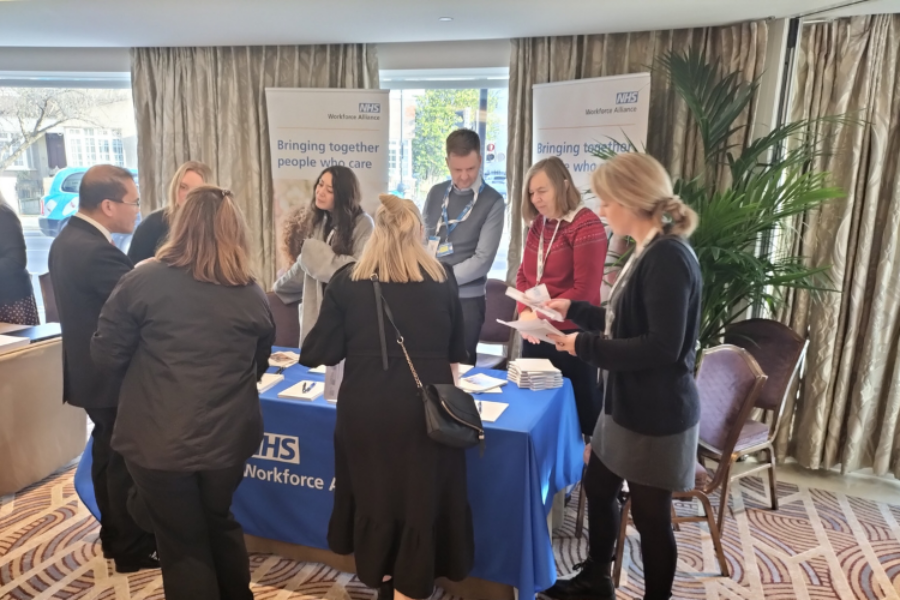 Exhibition stand at Nursing Times annual summit